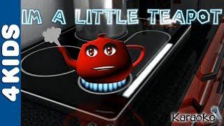 I'm A Little Teapot  Nursery Rhymes | Karaoke | JUNIORS TOONS