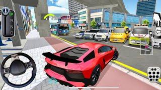 New Red Lamborghini For Parking - 3d Driving Class android game play || Car Game #gameplay #cargame