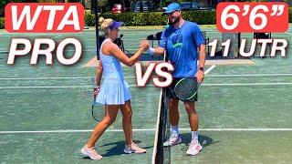 WTA Pro (n 602) vs Six Foot Six 11.27 UTR Guy