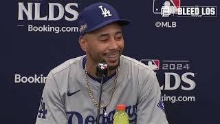 Dodgers Postseason: Mookie Betts and Will Smith discuss Game 4 win over Padres