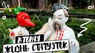 Реставрация статуэток из фарфора дома | Создаю пальцы Карасю и клею голову Перцу