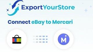 How To Crosslist EBAY listings to MERCARI for FREE import your eBay store to mercari, increase sales