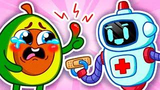 Robot Doctor Take Care of Baby Song | Nursery Rhymes & Kids Songs