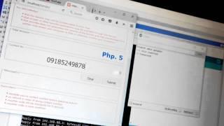 Php+arduino+mikrotik+sms