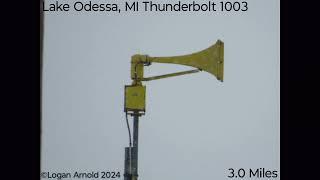 Lake Odessa, MI Thunderbolt 1003 Ambience. Weekly Test 11-30-2024