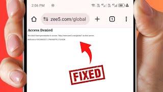 How to Remove Access Denied Website in Google Chrome | Fix Access Denied  Problem in Google Chrome