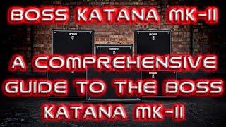 HOW TO USE THE BOSS KATANA MKII AND TONE STUDIO