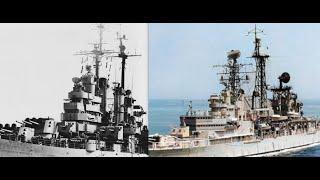 How small were Cleveland Class Cruiser Superstructures?