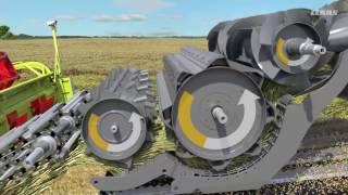 CLAAS LEXION (Автоматисний контроль потоку маси) Automatische Gutflusskontrolle