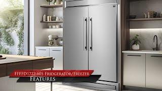 Forno: 60" Built-in Refrigerator/Freezer Model FFFFD1722 60S