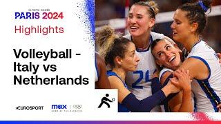 Italy are TOO strong on the Volleyball court ‍ | #Paris2024 Highlights