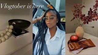 VLOGTOBER : TARGET SHOP WITH ME, HOMEGOODS CANDLES + NEW FALL DECOR IN MY PLACE