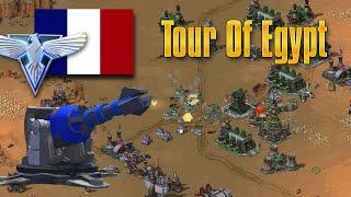 Red Alert 2 Yuri's Revenge - Tour Of Egypt 3vs3 (Not fair with France)