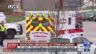 Scene outside of STEM School Highlands Ranch shooting