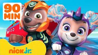 PAW Patrol Best Moments on the Sea Patroller! w/ Zuma & Coral  1 Hour | Nick Jr.