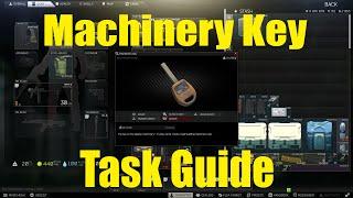 How to get the machinery key Tarkov Prapor Checking task guide