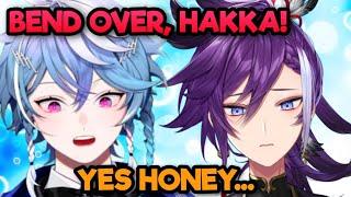 Octavio asked Hakka to BEND OVER [HOLOSTARS-EN]