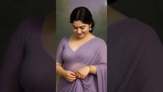 The Smile  / Beautiful Modeling Girl/ Ai Girl Saree Model video 