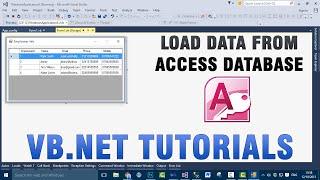 VB.NET Tutorials - Load Data Into DataGridView From Access Database