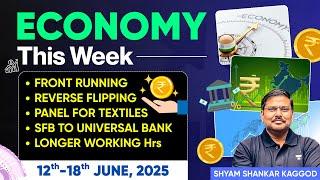 Economy This Week: Weekly Current Affairs for UPSC Prelims & Mains 2025–26 | Shyam Kaggod | IAS Exam