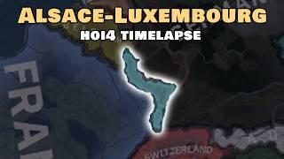 What if Luxembourg Owned Alsace-Lorraine? | HOI4 Timelapse