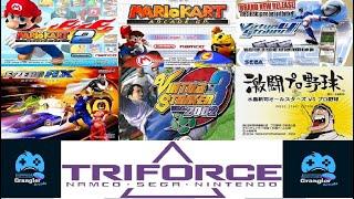 Dolphin Triforce 5 Mario Kart GP 1+2 Virtua Striker 02/04/F-Zerp AX/Gekitou Pro.