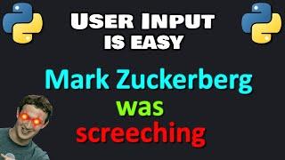 User input in Python is easy + exercises ⌨️