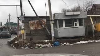 Kazakhstan. Almaty. The roads .  Едем в поселок Бесагаш.