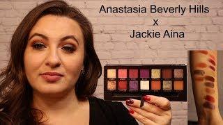 Новая палетка Anastasia Beverly Hills x Jackie Aina / Обзор / Свотчи / Макияж / LoraBeautyLife.