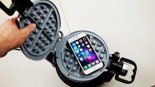 iPhone 8 Plus vs Waffle Iron Experiment