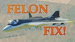 DCS Make the Felon Flyable Again! || How to Fix the Su-57 Mod