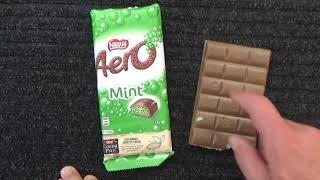 ASMR - Aero Mint Chocolate Bar -Australian Accent -Discussing in a Quiet Whisper & Crinkles & Eating