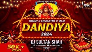 Hindi x Marathi x Retro | Dandiya 2024 | DJ Sultan Shah Remix | Nonstop Garba DJ Song