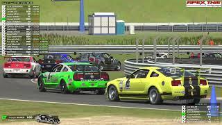 Mustang FR500S at Oschersleben. Two 20-min races and a Wreck Recap. Apex This - Season 20