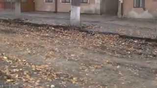 Зруйнована вул. Шевченка в Ів.-Франківську