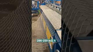 2000-3000 m2/day height speed chain link fencing making machine +86 182 3048 9099