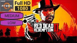 Red Dead Redemption 2 | RYZEN 5 1600 AF GTX 1060 3GB | FULL HD 1080p MEDIUM LOW