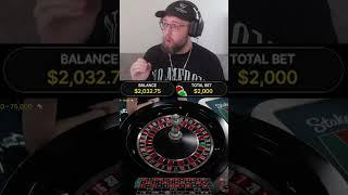 BIG ROULETTE WIN! #tact #stake #casino #roulette #blackjack #onlinecasino #shorts