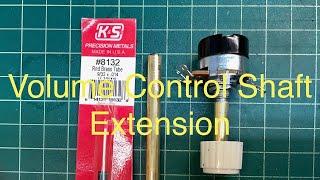 Crosley 718-B - Building a Volume Control Shaft Extender