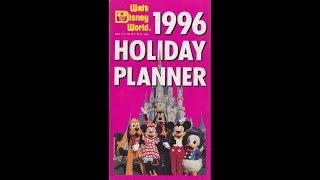 Walt Disney World 1996 Holiday Planner (1996 VHS)