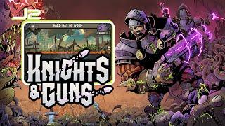 KNIGHTS & GUNS | Stage J2 (Hard Day of Work) | Gameplay 2 Players!