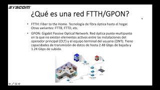 Introducción a Redes FTTH y GPON ¿cómo comenzar