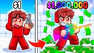 $1 vs $1,000,000 Gun Roblox Rivals