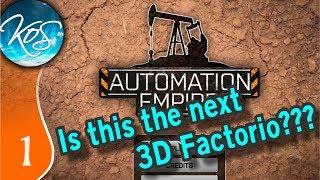 Automation Empire Ep 1: THE NEXT 3D FACTORIO???  - First Look - Let's Play