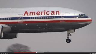 American Airlines Boeing 777-200ER Landing at NRT 16L