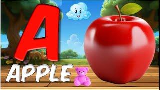 Learn A to Z Alphabet | A for Apple , B for Ball | ABCD Phonics | Abc For Kids | learning ABC to Z