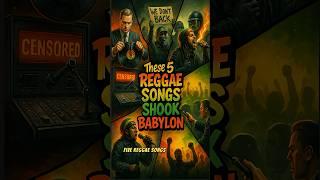 Five Reggae Songs That Rocked Governments #shorts #reggae  #reggaeculture #reggaehistory