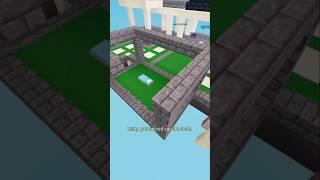 Making A bed defense using Galvanized Square Steel Roblox Bedwars #roblox #bedwars #SeasonX