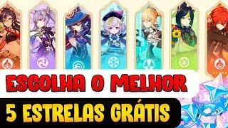 QUAL 5 ESTRELAS GRÁTIS ESCOLHER? FAÇA A ESCOLHA CERTA!