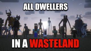 Surviving ALL of Minecraft's DWELLERS in a Wasteland [I added EVERY Dweller to Minecraft...]